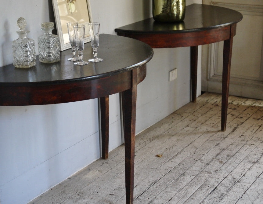 Swedish Demi-Lune Tables