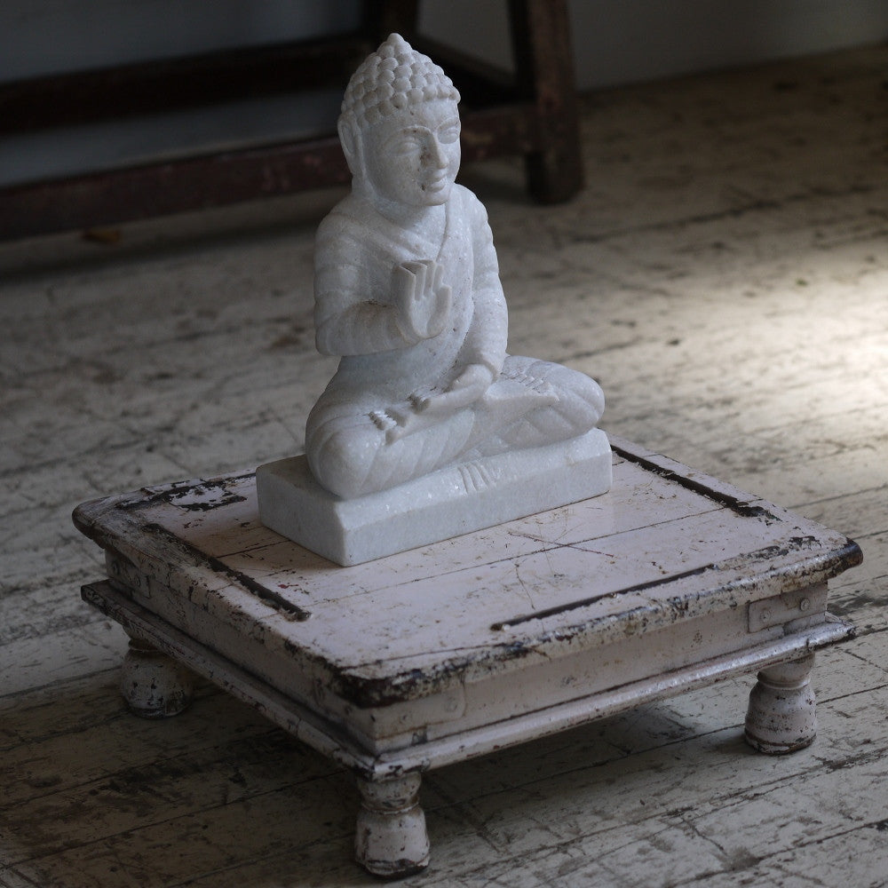 Marble Buddha &amp; Stand