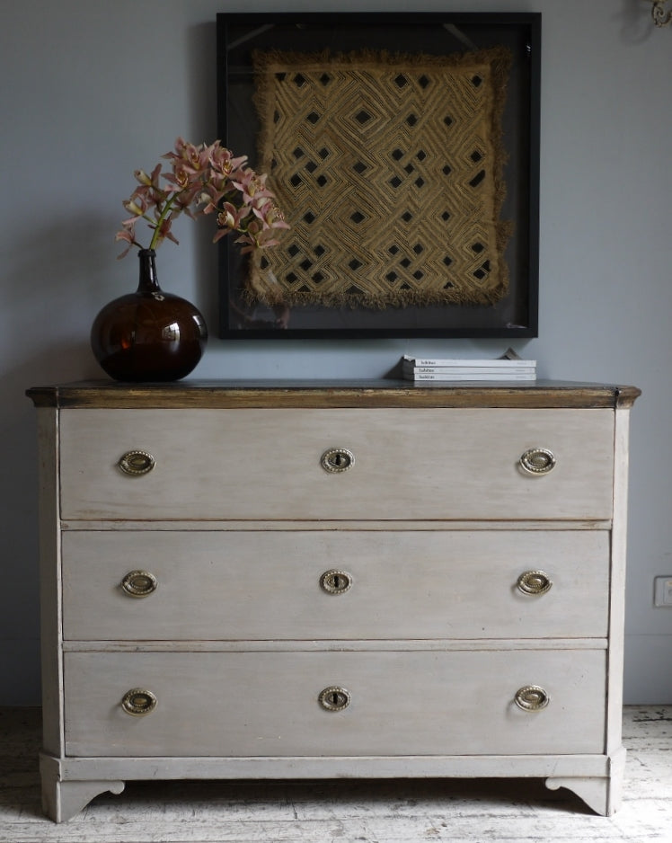 Early Painted 19thC Commode