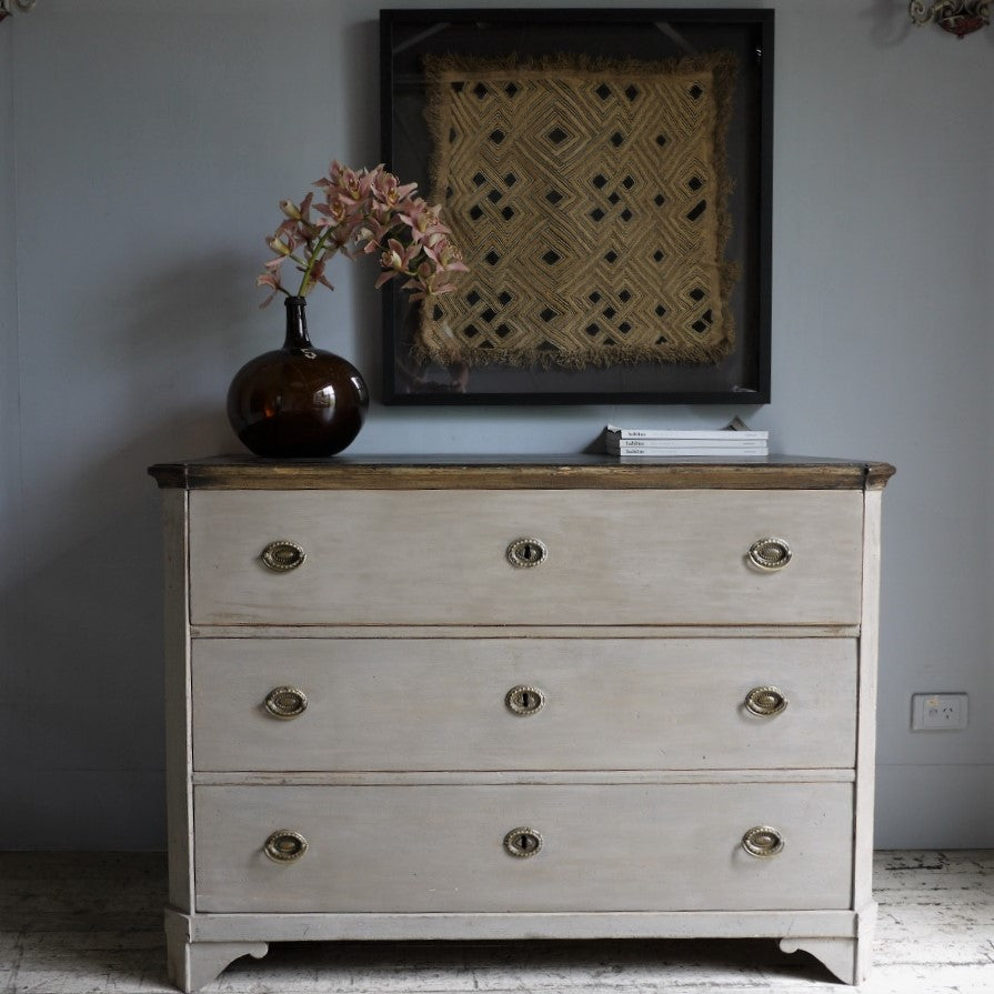 Early Painted 19thC Commode