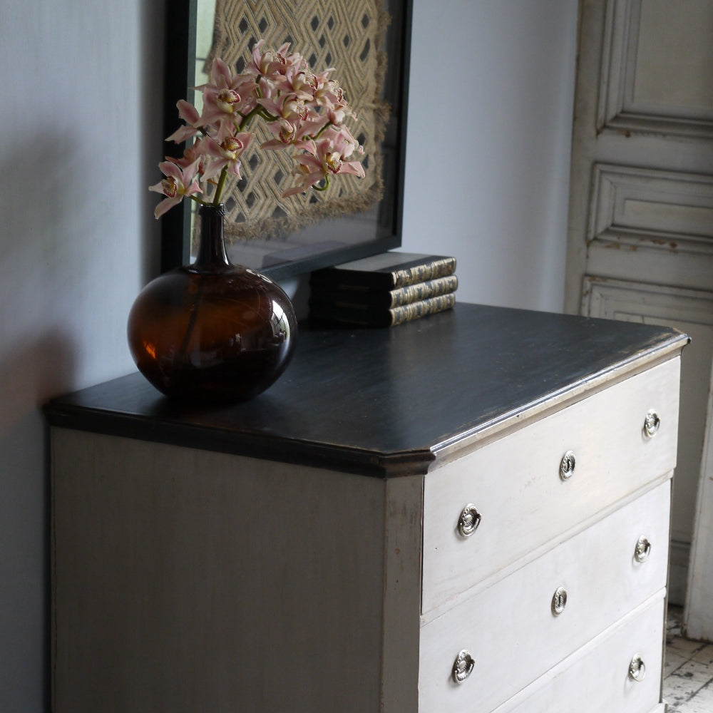 Early Painted 19thC Commode