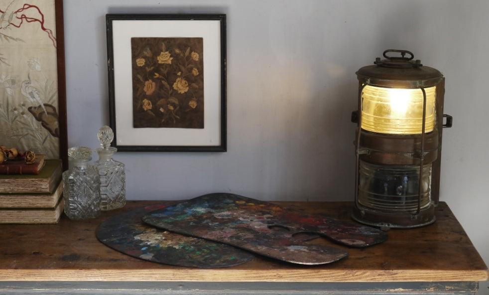 20thC Copper Mast Head Lanterns, Antiques, Byron Bay