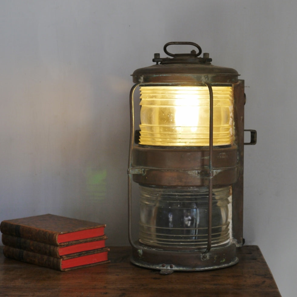 20thC Copper Mast Head Lanterns, Antiques, Byron Bay