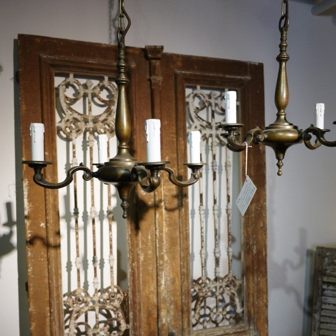 20thC Brass Candelabra