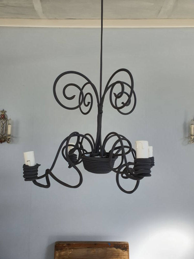 Parisian Cloth Chandelier