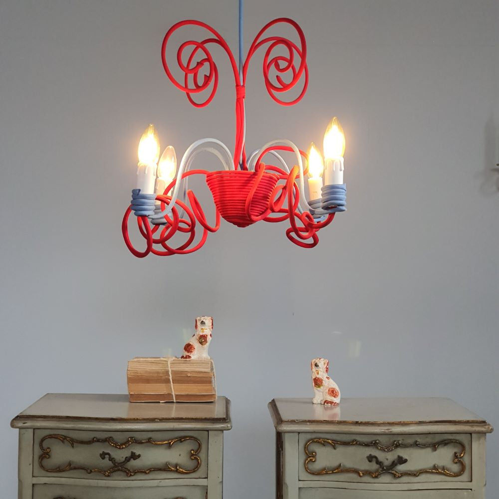 Parisian Cloth Chandelier