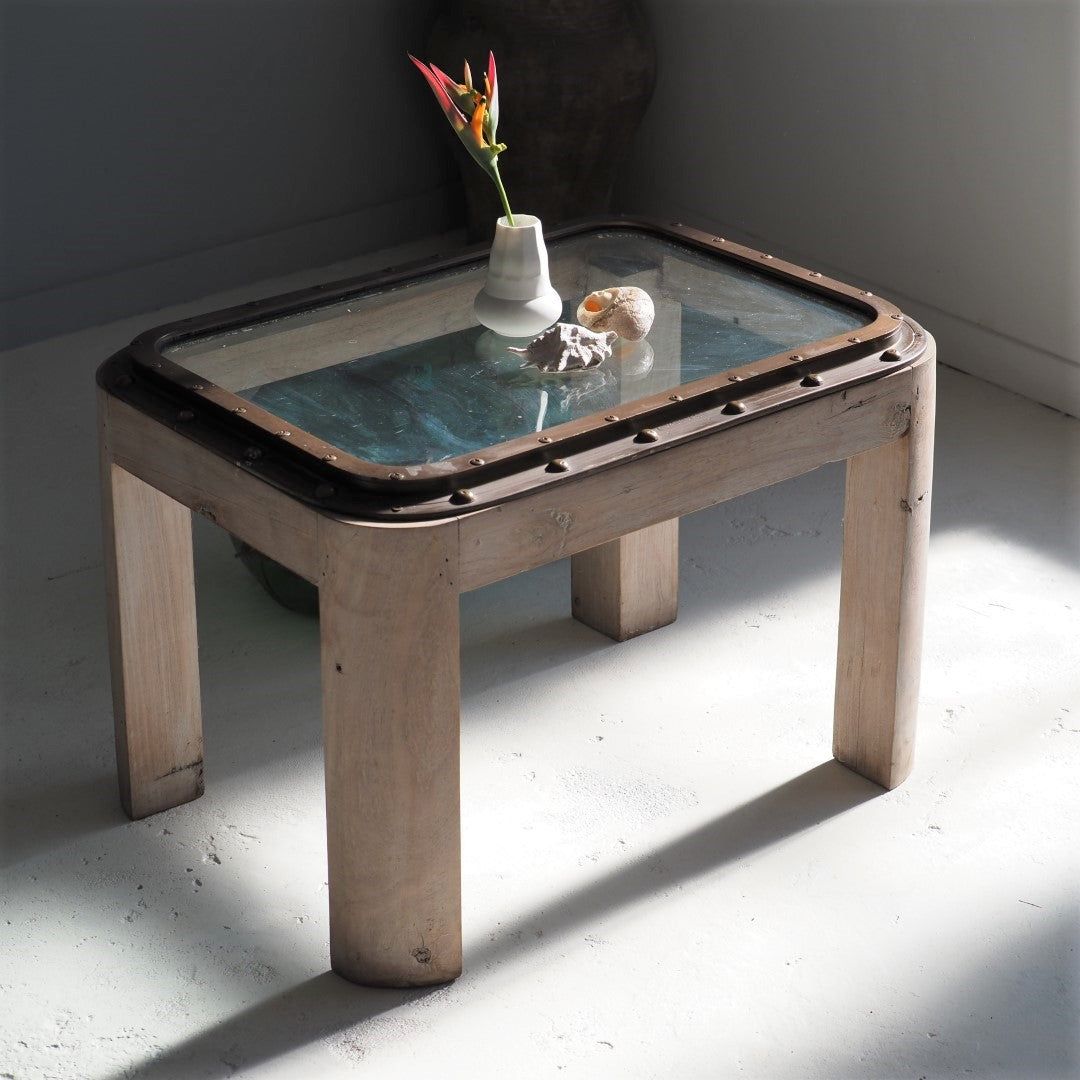 Brass Ship Hatch Table