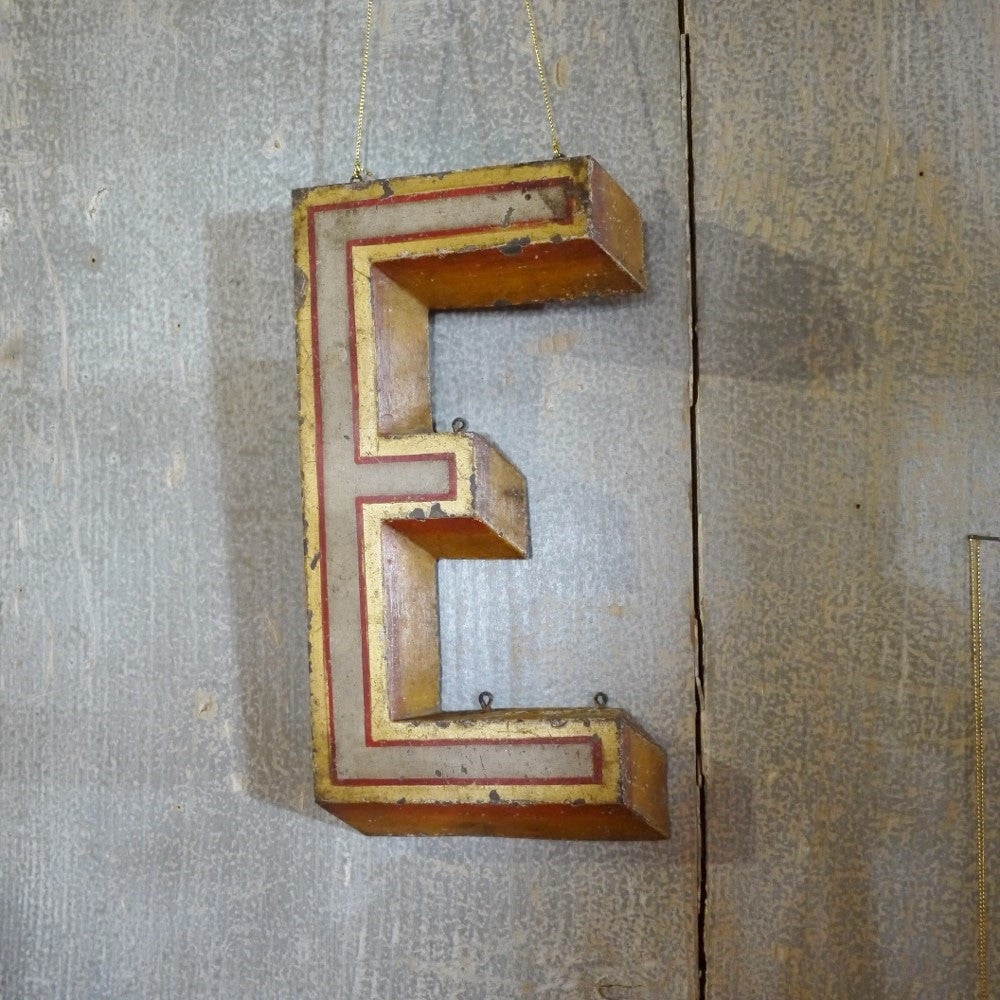 Gilt Painted French Letters