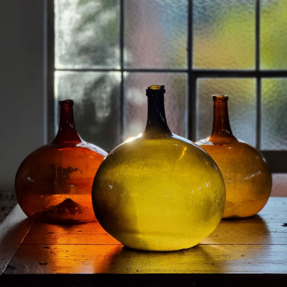 French Glass Demi-John