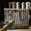 Wine basket, vintage, rustic, antique toys, decorative objects, elements i love, byron bay, prop hire