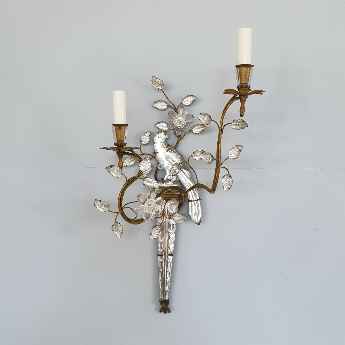 French Bird Wall Sconces