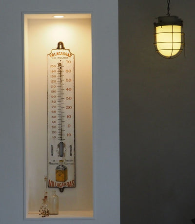 Vintage Enamel Thermometer
