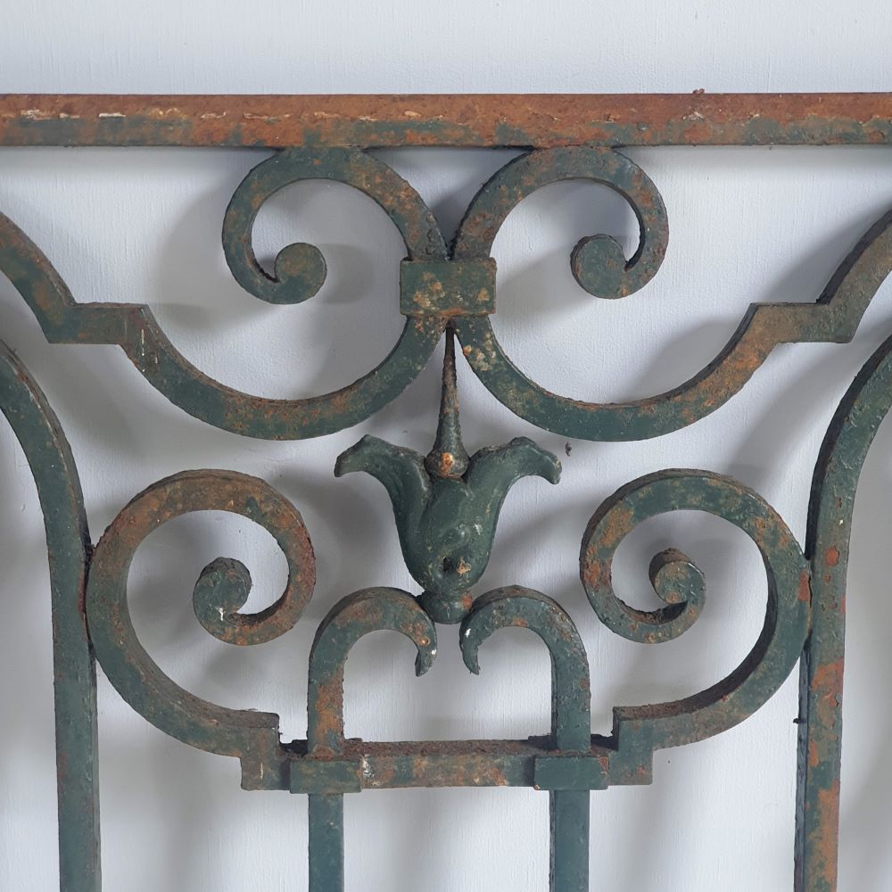 French 19thC Iron Panel