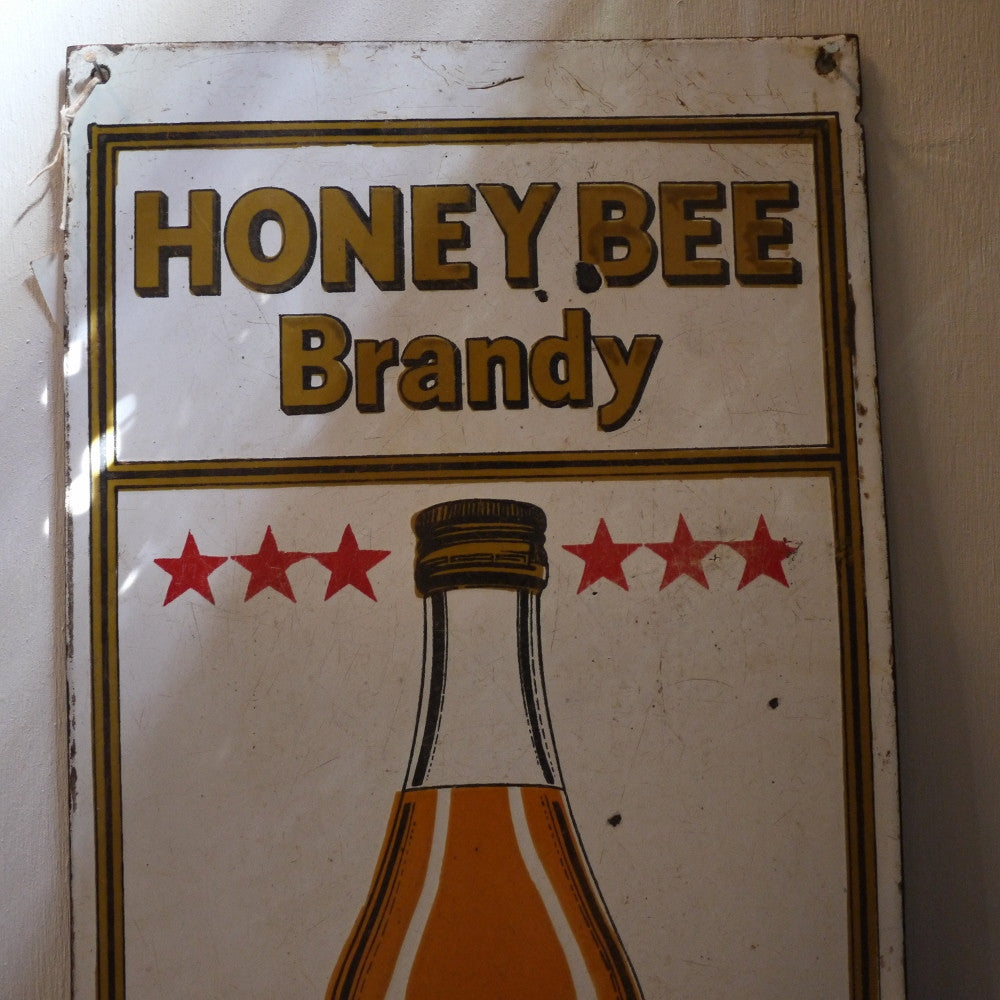 honey_bee_brandy_3, enamel signs, vintage, elements i love, byron bay