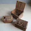 fishing baskets, Basket red, vintage, rustic, antique toys, decorative objects, elements i love, byron bay, prop hire